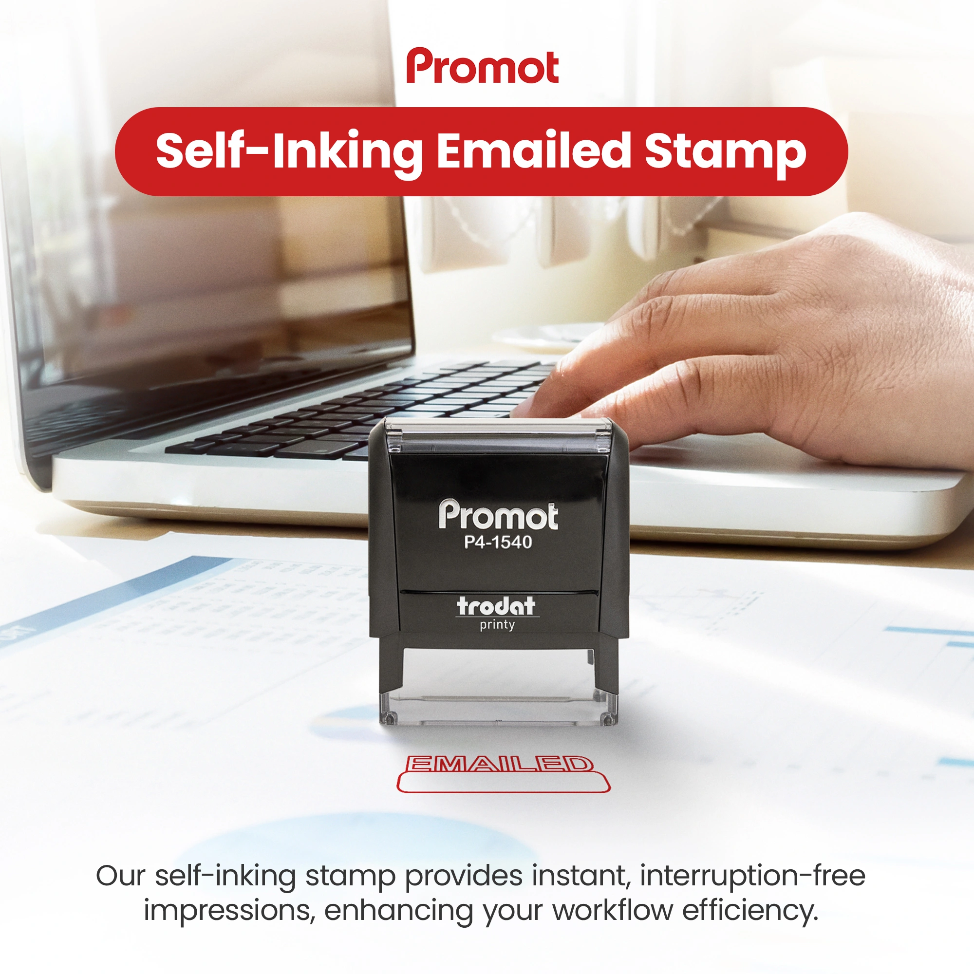 Box Outline Emailed Stamp